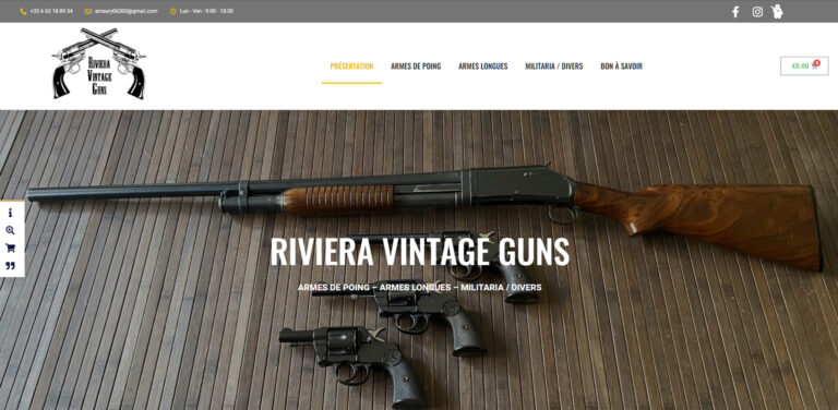 Lire la suite à propos de l’article Riviera Vintage Guns​