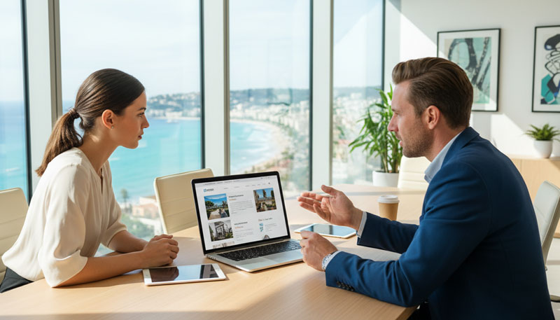 Rencontre entre un entrepreneur niçois et une agence web professionnelle à Nice