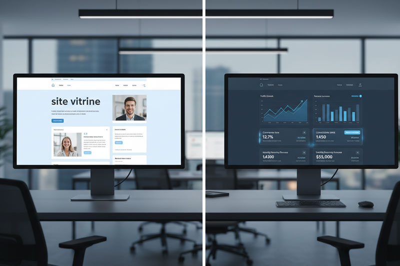 Site internet professionnel conçu pour générer des clients et augmenter les conversions