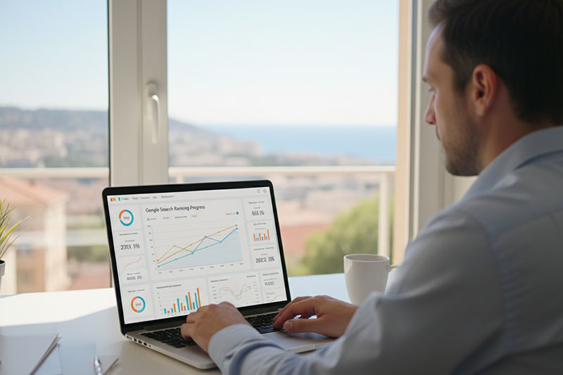 équipe d’agence digitale à Nice travaillant sur un projet web